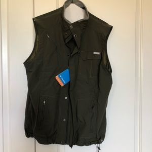 Men’s Columbia Silver Ridge Vest Dark Olive Green